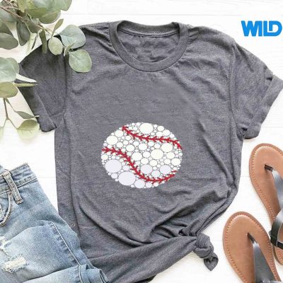 InternationalDotDayBaseballPolkaDotSportsArttshirt