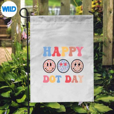 RetroHappyDotDayCuteHappyFacesForflag