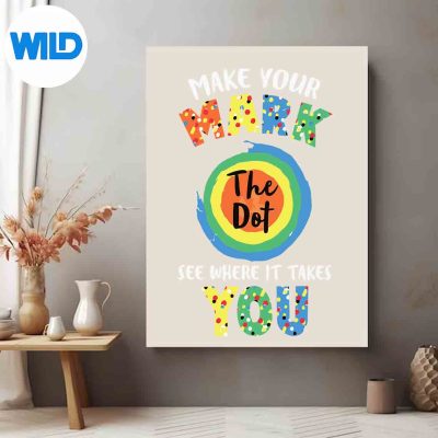 ColorfulHappyTheDotDayCelebrationMakeYourMarkposter