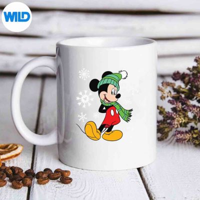 MouseHolidaySnowflakesPortraitChristmasmug