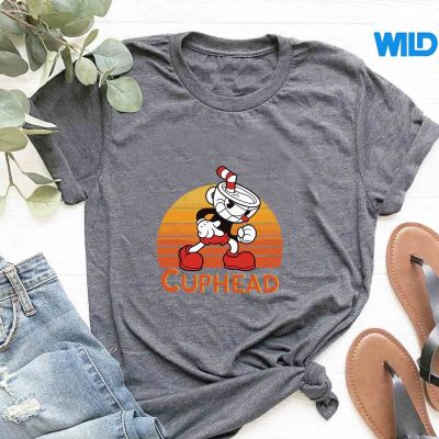 CupheadVintageSunsetClassicVintagetshirt