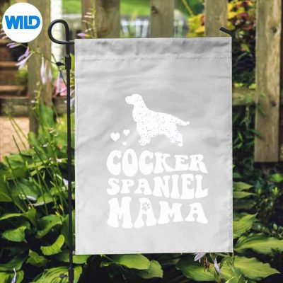 CockerSpanielMamaDogLoverMothersDayPawPetPuppyMomflag