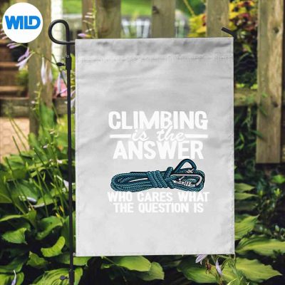 ClimbingIsTheAnswerBoulderingWallClimberRockClimbingflag