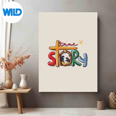 TrueStoryChristmasNativityJesusChristianChristmasposter