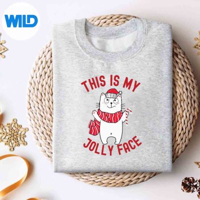 SarcasticNaughtyChristmasThisIsMyJollyFaceChristmassweater