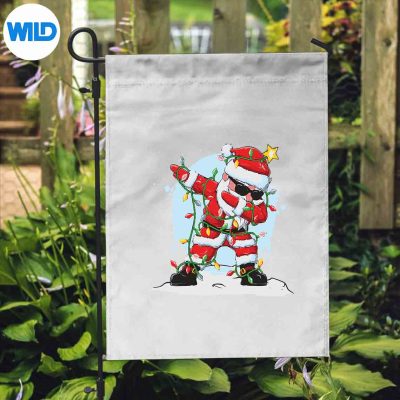 FunnyXmasLoverIUglyChristmasIDabbingSantaClausflag