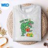ChristmasDinosaurTreeRexPajamasXmasLightsFunnysweater