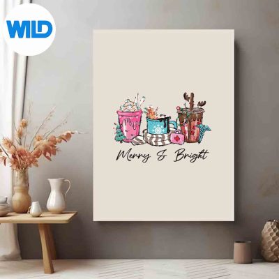 ChristmasCoffeeIcedLatteSweetsCozyNurseChristmasposter