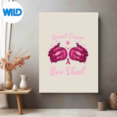 BreastCancerIstBooSheetIPinkHalloweenWifePinkposter