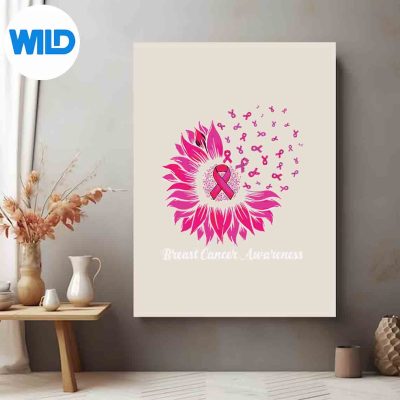 SunflowerWearPinkBreastCancerAwarenessWarriorposter