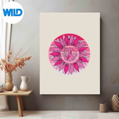 PinkRibbonBreastCancerAwarenessCostumeRetroposter