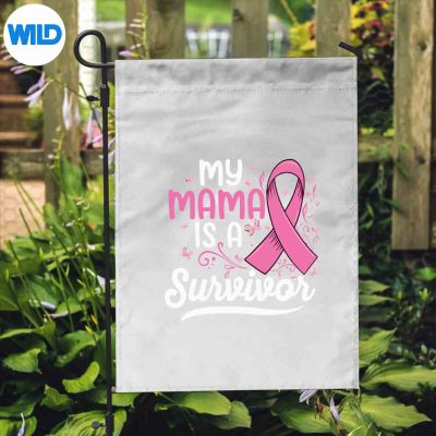 MyMamaIsASurvivorSupportMomBreastCancerAwarenessflag