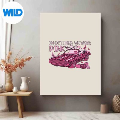 InOctoberWeWearPinkGhostsPumpkinsForBreastCancerposter