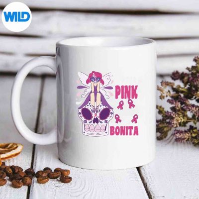 IWearPinkForMyBonitaBreastCancerSugarDeadSkullmug