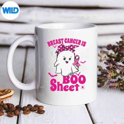 BreastCancerIsBooSheetHalloweenCostumemug
