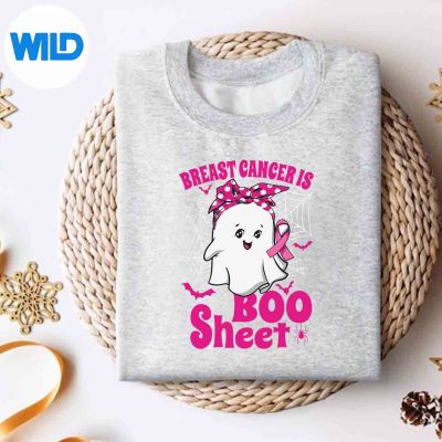 BreastCancerIsBooSheetHalloweenCostumesweater