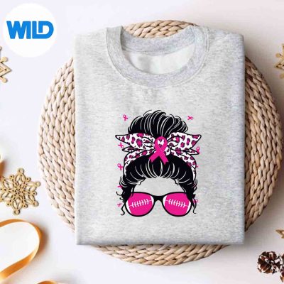 BreastCancerAwarenessSurvivorFootballMomGirlssweater