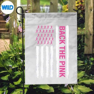 BackThePinkBreastCancerAwarenessFlagAwarenessflag