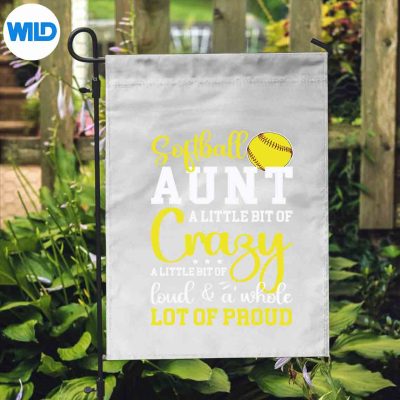SoftballAuntProudAuntOfASoftballPlayerAuntflag