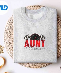 Race Car Party Racing Family Aunt Pit Crew Silhouette SVG PNG Cut File