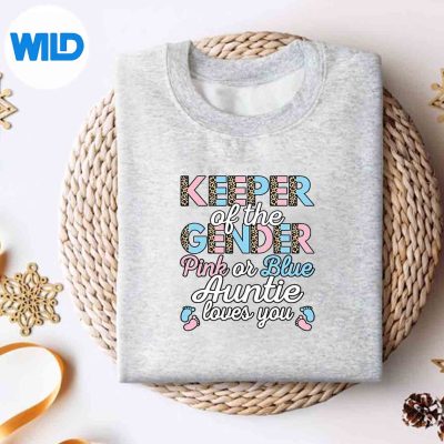 KeeperOfTheGenderAuntieLovesYouBabyShowerAuntsweater