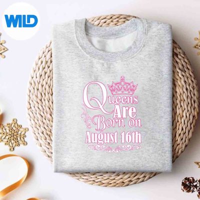 QueensAreBornOnAugustThFunnyLovesweater