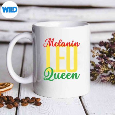 MelaninLeoQueenSquadAugustCrewVacationPartymug
