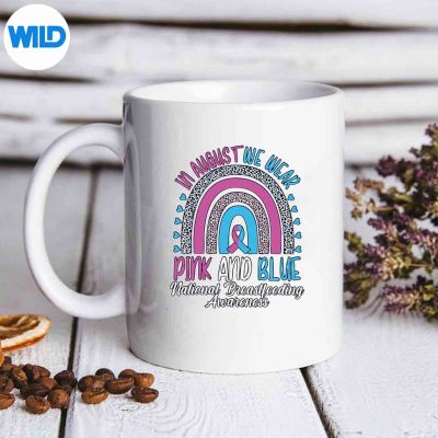 InAugustWeWearPinkAndBlueNationalBreastfeedingmug