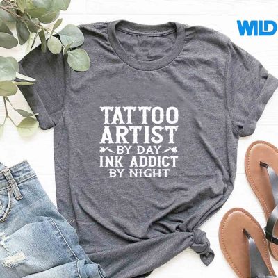 TattooArtistJobArtLoversTattooGunInksTattooisttshirt