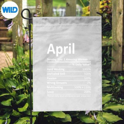 AprilNutritionPersonalizedNameChristmasIdeaflag