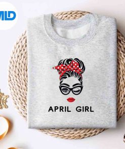 April Girl Wink Eye Woman Face Wink Eyes Lady SVG Cut File
