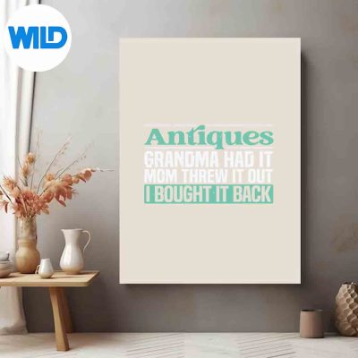 AntiquingAntiqueLoverVintageAntiqueHuntingAntiquerRetroKeenposter