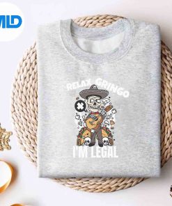 Relax Gringo Im Legal Latino Mexican Immigrant Chicano SVG PNG Digital Design