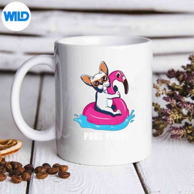 PoolPartyBulldogFlamingoFloatBulldogLoversmug
