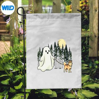 AlaskanKleeKaiWalkingGhostHalloweenflag