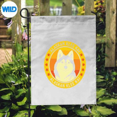 AlaskanKleeKaiDogPortraitflag