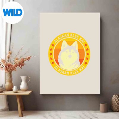 AlaskanKleeKaiDogPortraitposter