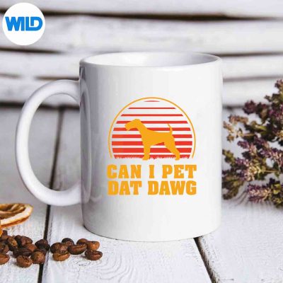 CanIPetDatDawgAiredaleTerrierDogLovermug