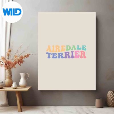 AiredaleTerrierDogRetroCuteposter