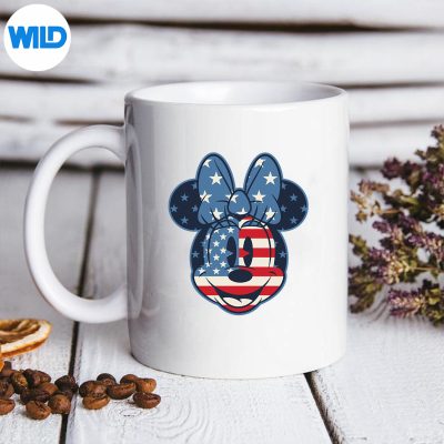DisneyMinnieMouseVintageAmericanaFourthOfJulymug