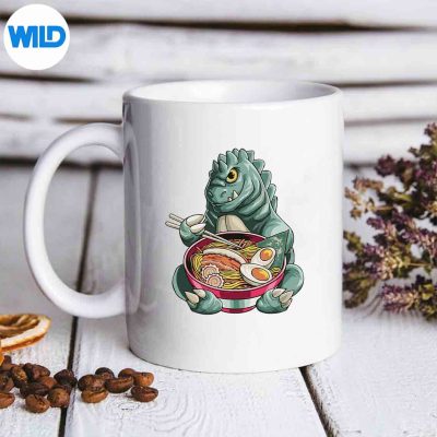KawaiiKaijusAnimeCuteKaijuJapaneseRamenNoodlesmug