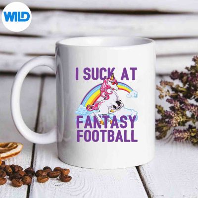 ISuckAtFantasyFootballUnicornRainbowLosermug