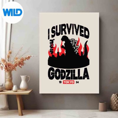 GodzillaISurvivedGodzillaVintageposter