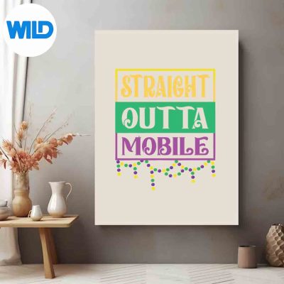 BeadsBlingsHappyMardiGrasDayStraightOuttaMobileposter