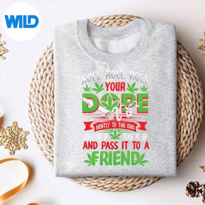 WeedPotLoverRollJointFriendSmokingMarijuanasweater
