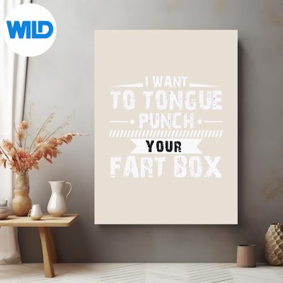 TonguePunchFartBoxWordPunHumorSarcasmJokeGagposter