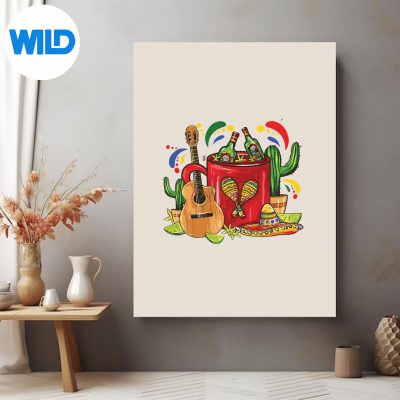 MexicoWineTequilaCincoDeMayoMexicanFiestaLoverCuteposter