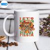 LetsFiestaSugarSkullCincoDeMayoSkullMexicanPartymug