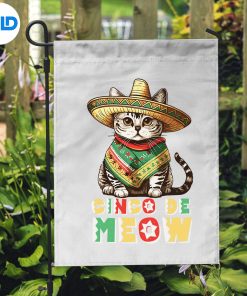 Alternative view of Feliz Cinco De Mayo Cute Mexican Cat Sombrero Fiesta 5 Mayo SVG PNG Digital Design