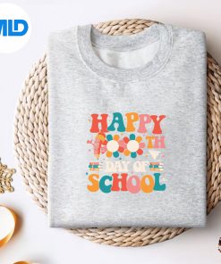 Alternative view of Groovy 100th Day Student Cute Girls 100 Days Of School Design for Cricut